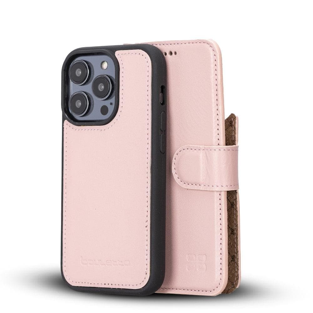Magic iPhone 14 Pro Max Colorful Leather Detachable Wallet Case