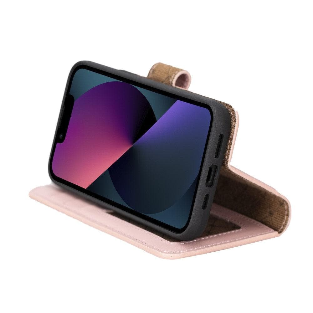 Magic iPhone 14 Pro Max Colorful Leather Detachable Wallet Case