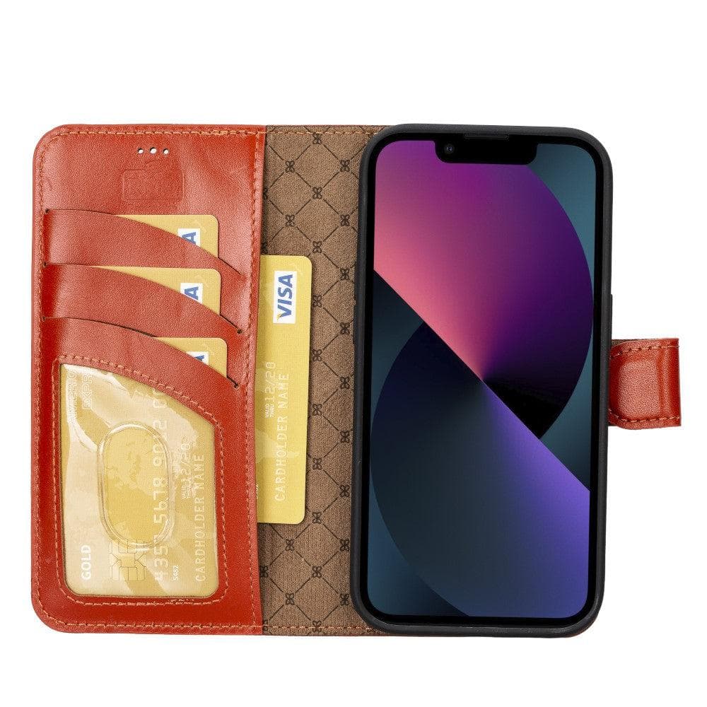 Magic iPhone 14 Pro Max Colorful Leather Detachable Wallet Case