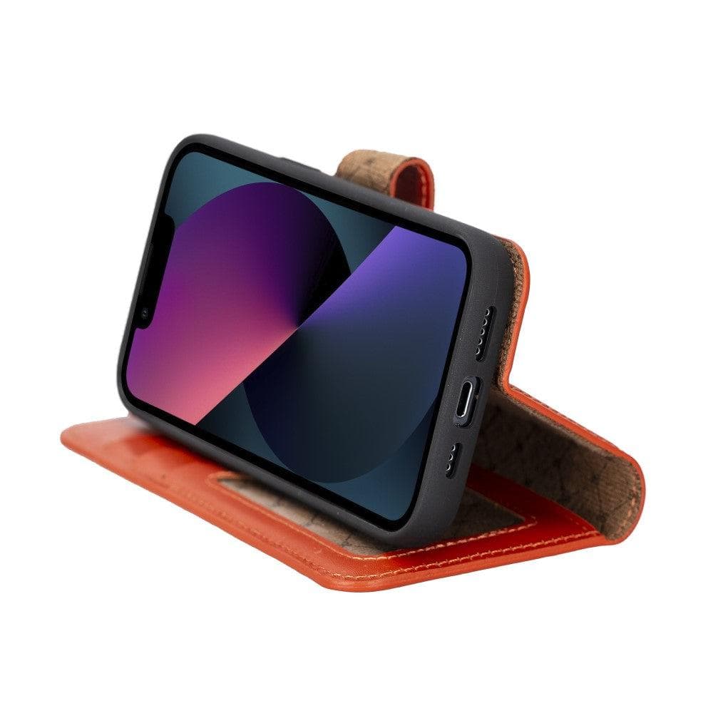 Magic iPhone 14 Pro Max Colorful Leather Detachable Wallet Case