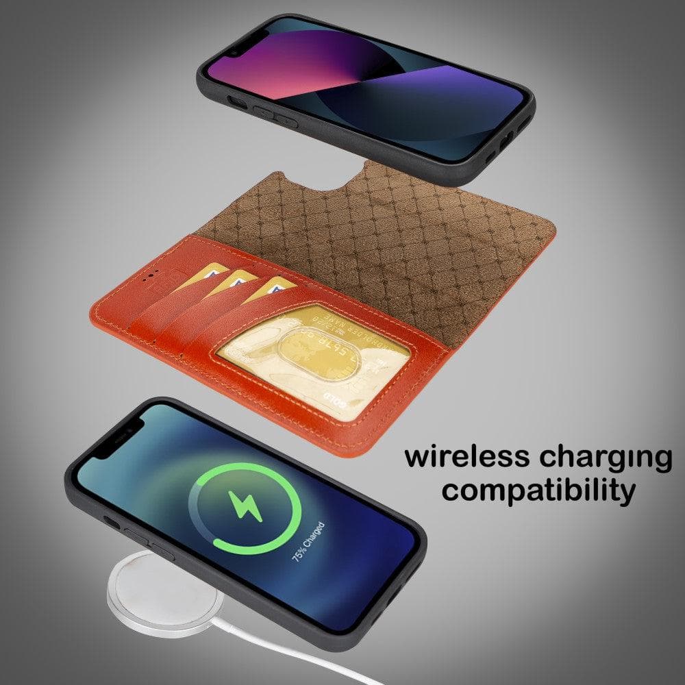 Magic iPhone 14 Pro Max Colorful Leather Detachable Wallet Case