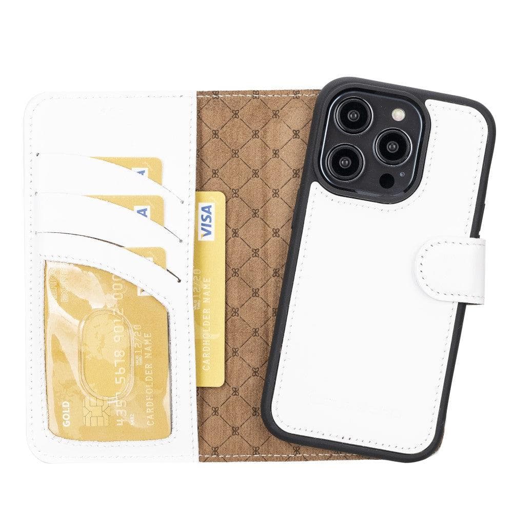 Magic iPhone 14 Pro Max Colorful Leather Detachable Wallet Case