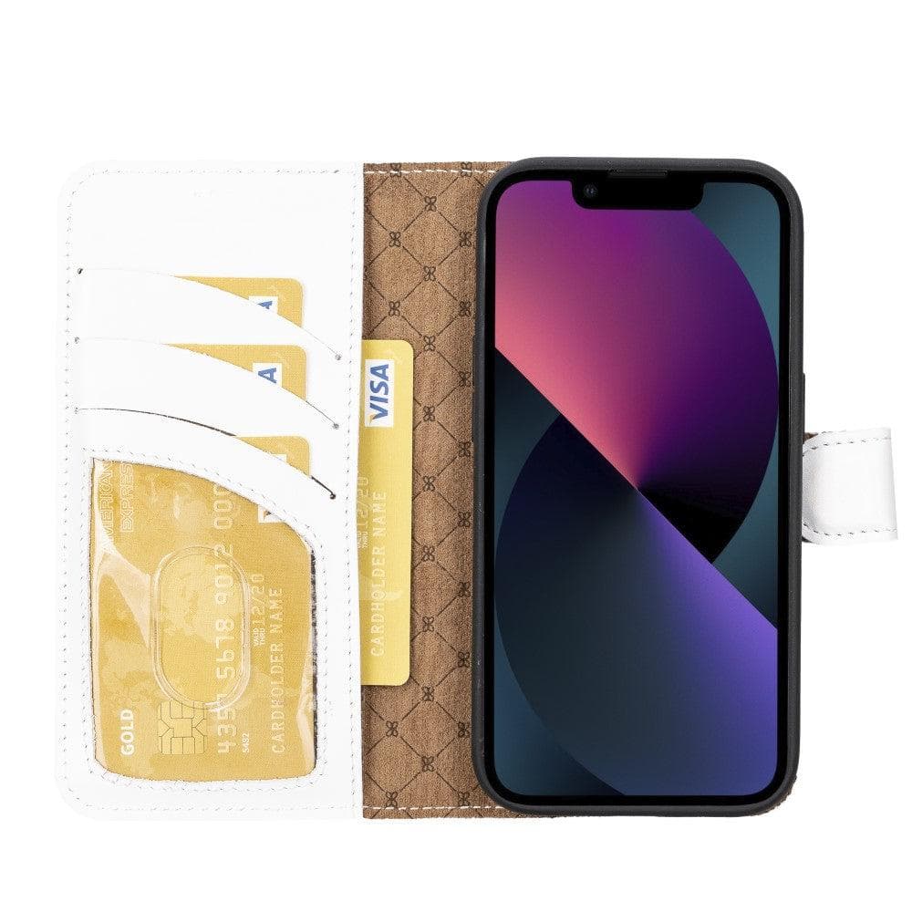 Magic iPhone 14 Pro Max Colorful Leather Detachable Wallet Case
