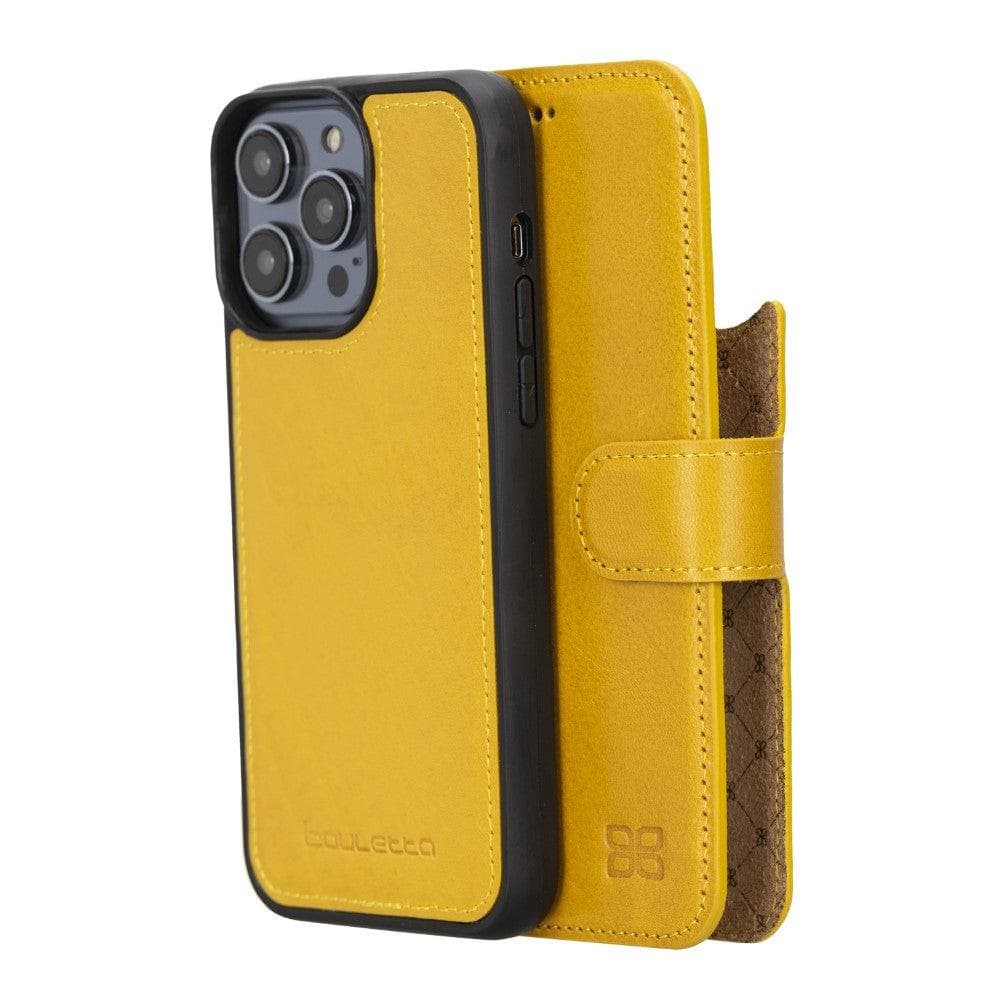 Magic iPhone 14 Pro Max Colorful Leather Detachable Wallet Case