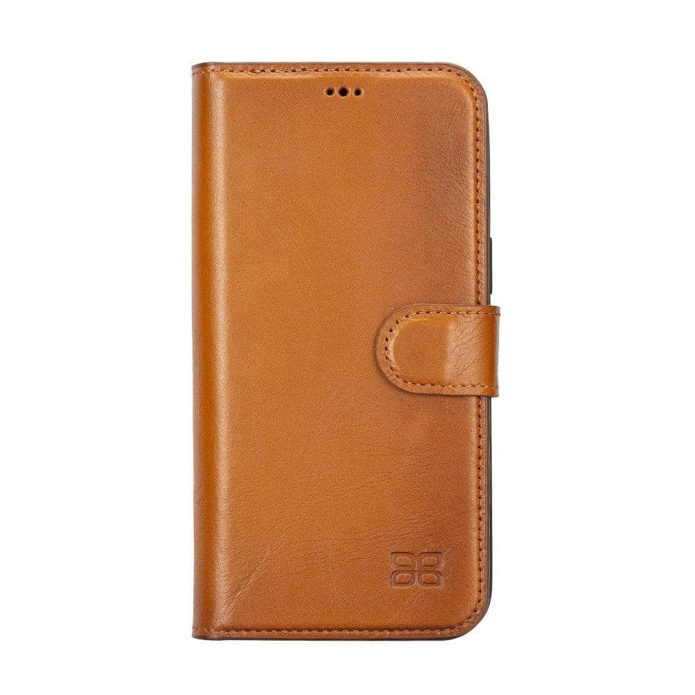 Magic iPhone 14 Pro Max Darker Color Leather Detachable Wallet Case