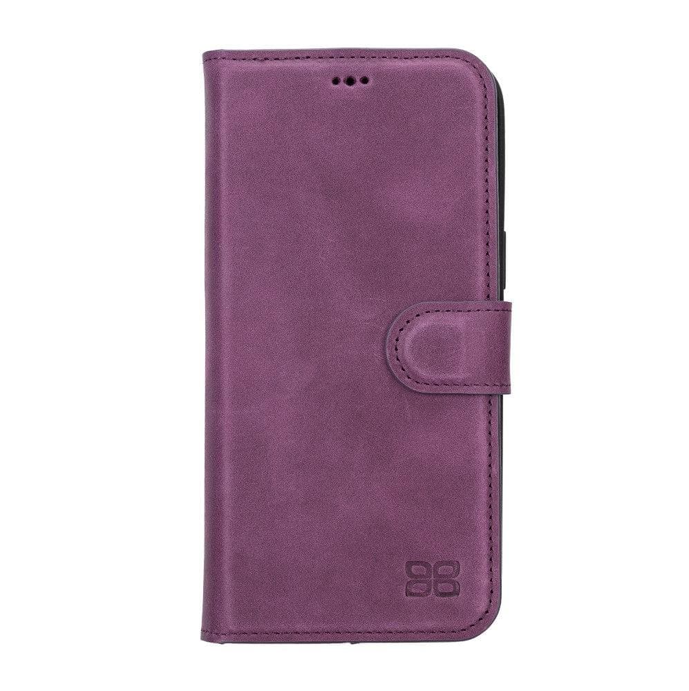 Magic iPhone 14 Pro Max Darker Color Leather Detachable Wallet Case