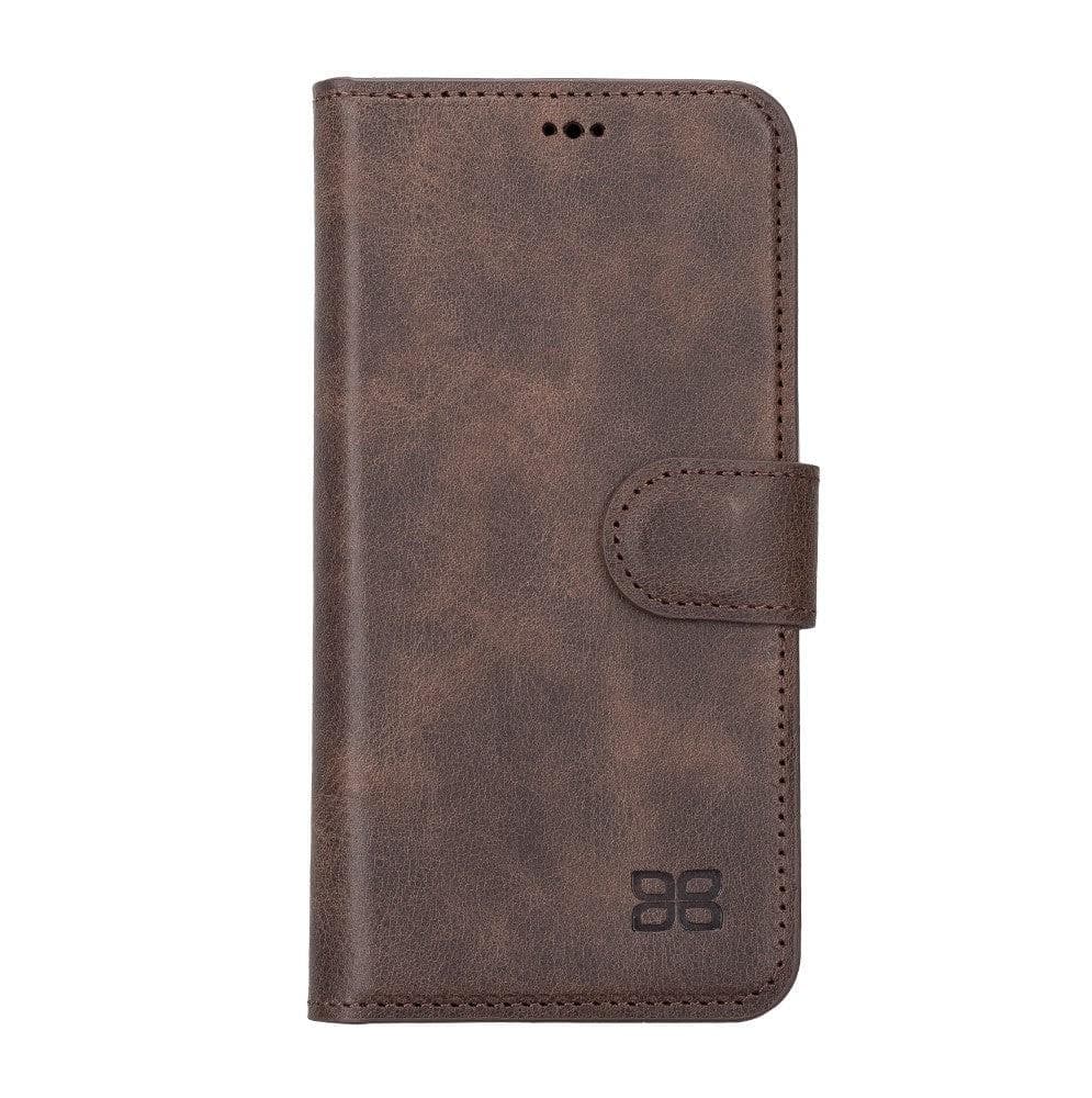 Magic iPhone 14 Pro Max Darker Color Leather Detachable Wallet Case