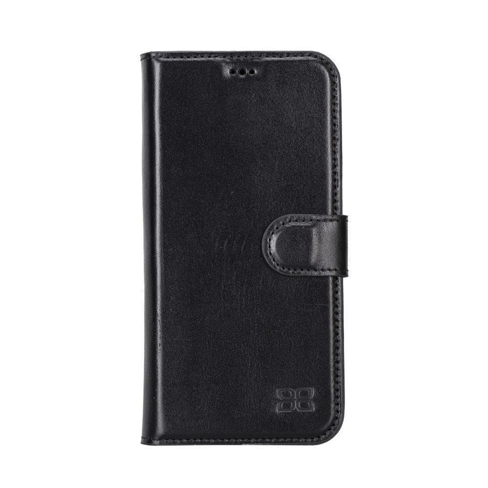 Magic iPhone 14 Pro Max Darker Color Leather Detachable Wallet Case
