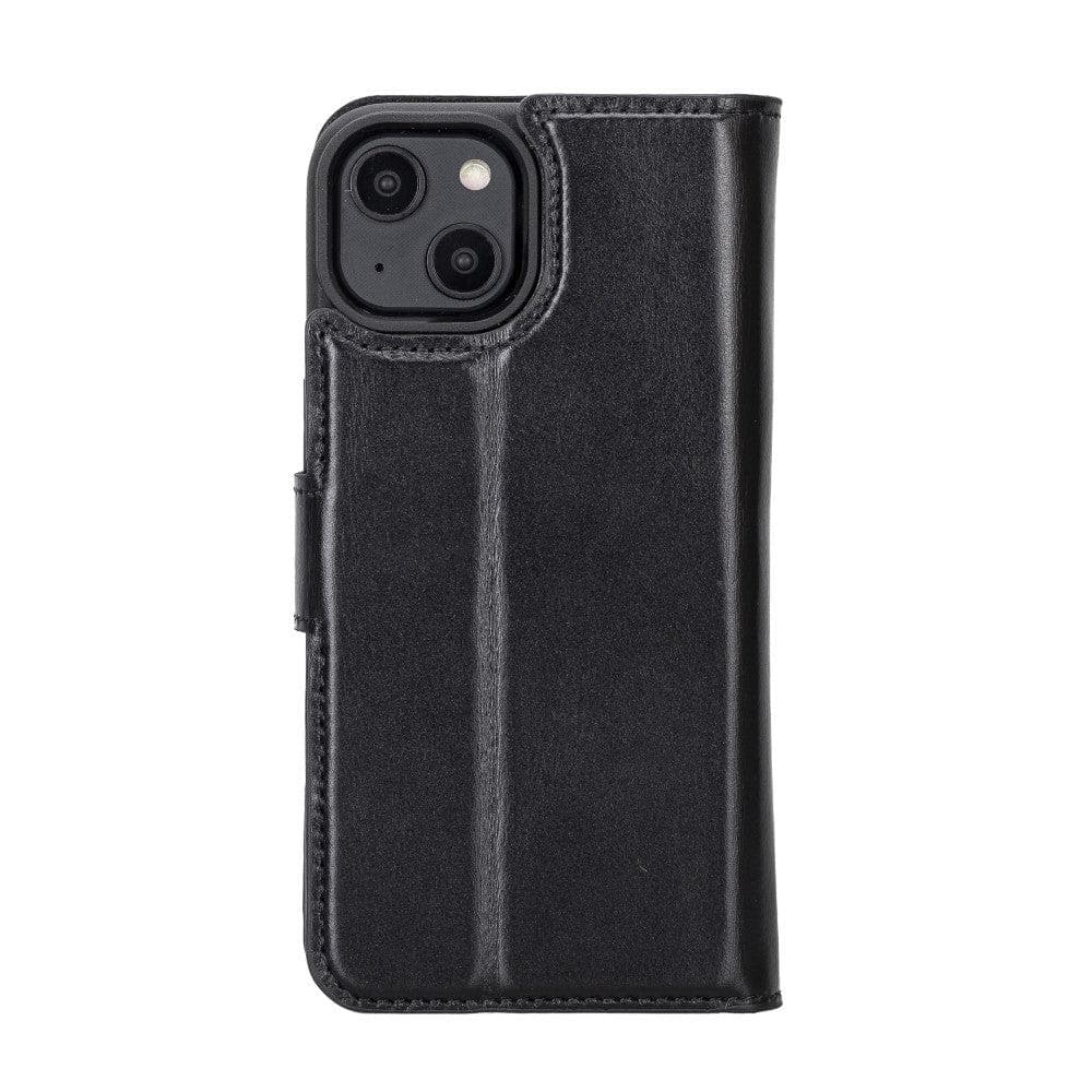 Magic iPhone 14 Pro Max Darker Color Leather Detachable Wallet Case