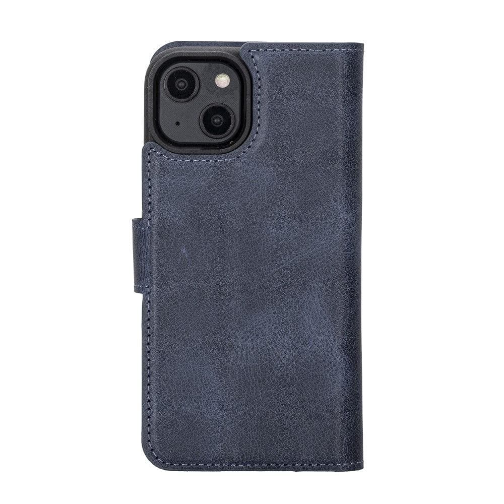 Magic iPhone 14 Pro Max Darker Color Leather Detachable Wallet Case