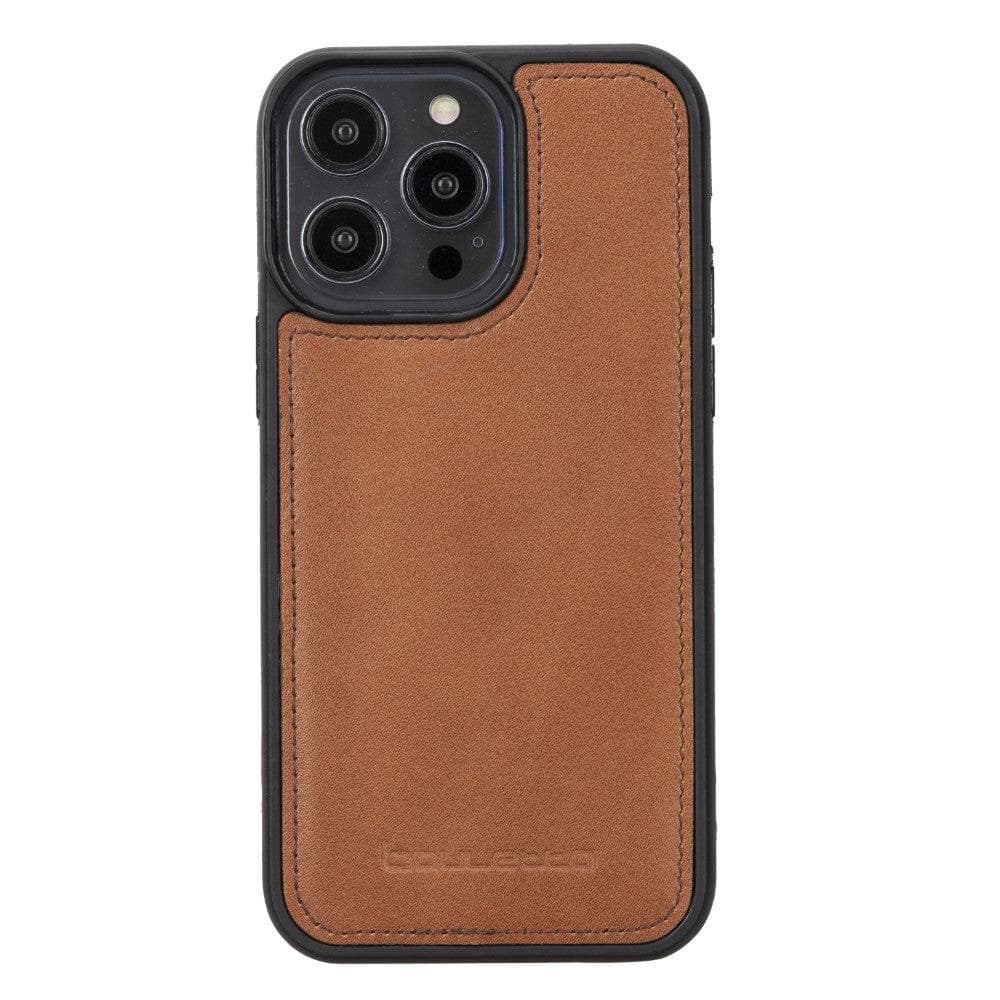 Magic iPhone 14 Pro Max Darker Color Leather Detachable Wallet Case