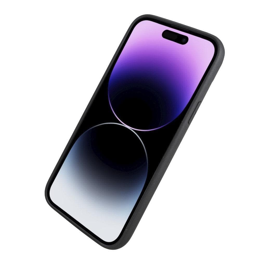 Flex Base Leather iPhone 14 Plus Case with Stand