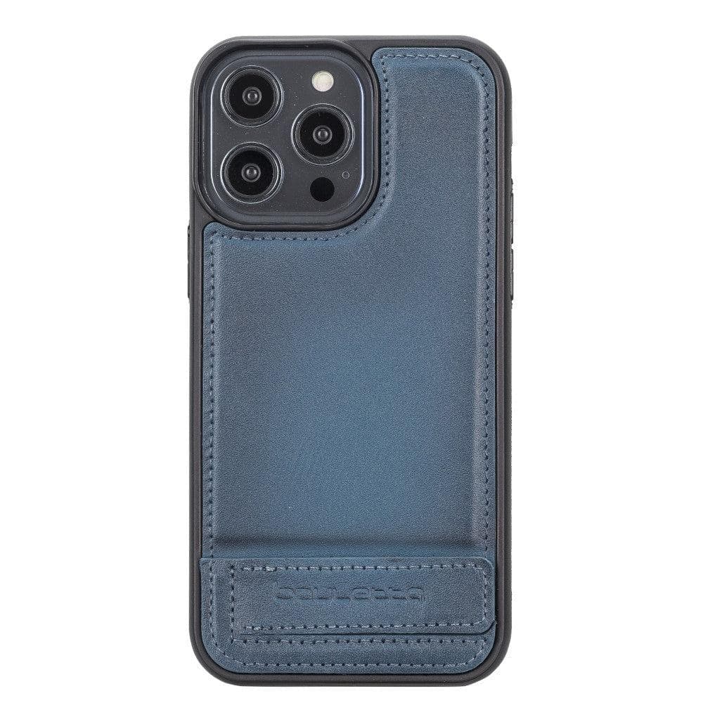 Flex Base Leather iPhone 14 Case with Stand