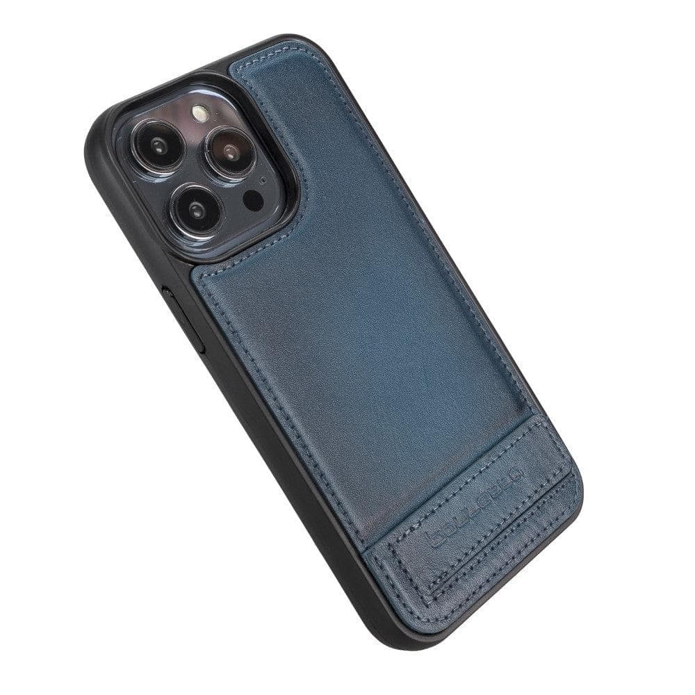Flex Base Leather iPhone 14 Case with Stand
