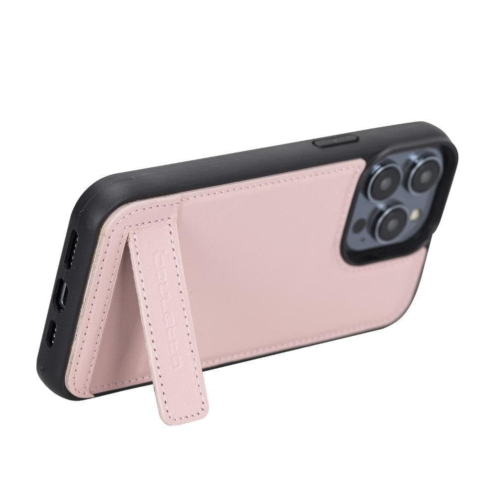 Flex Base Leather iPhone 14 Case with Stand