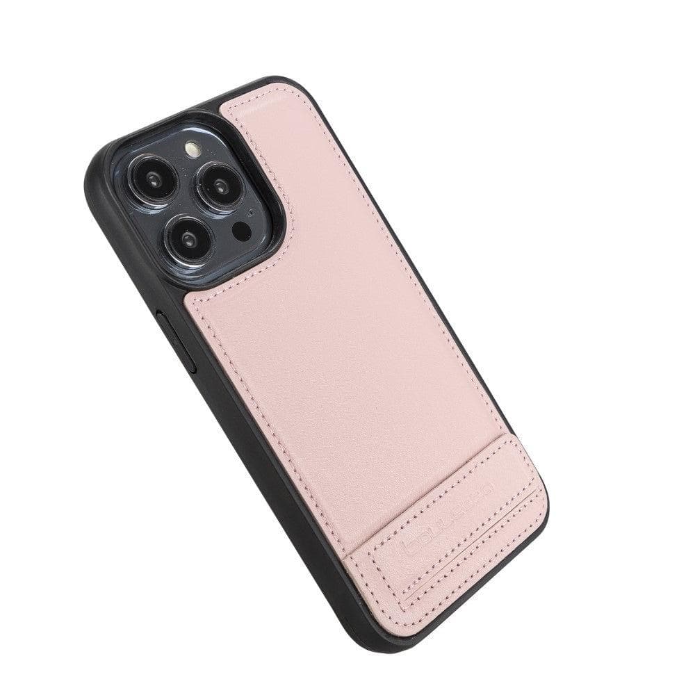 Flex Base Leather iPhone 14 Plus Case with Stand