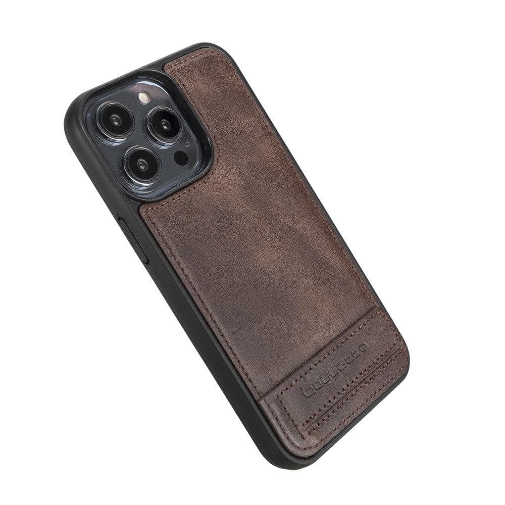 Flex Base Leather iPhone 14 Case with Stand