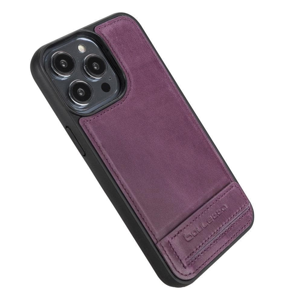 Flex Base Leather iPhone 14 Plus Case with Stand