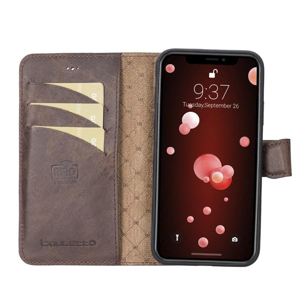 Magic iPhone XS Max Detachable Leather Wallet Case