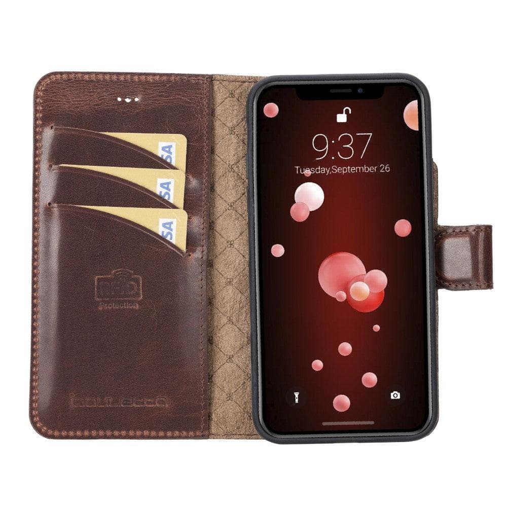 Magic iPhone X / XS Detachable Leather Wallet Case