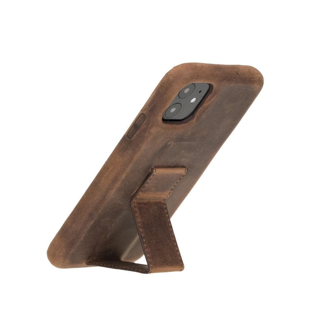 Rock Cover iPhone 11 Leather Case with Stand