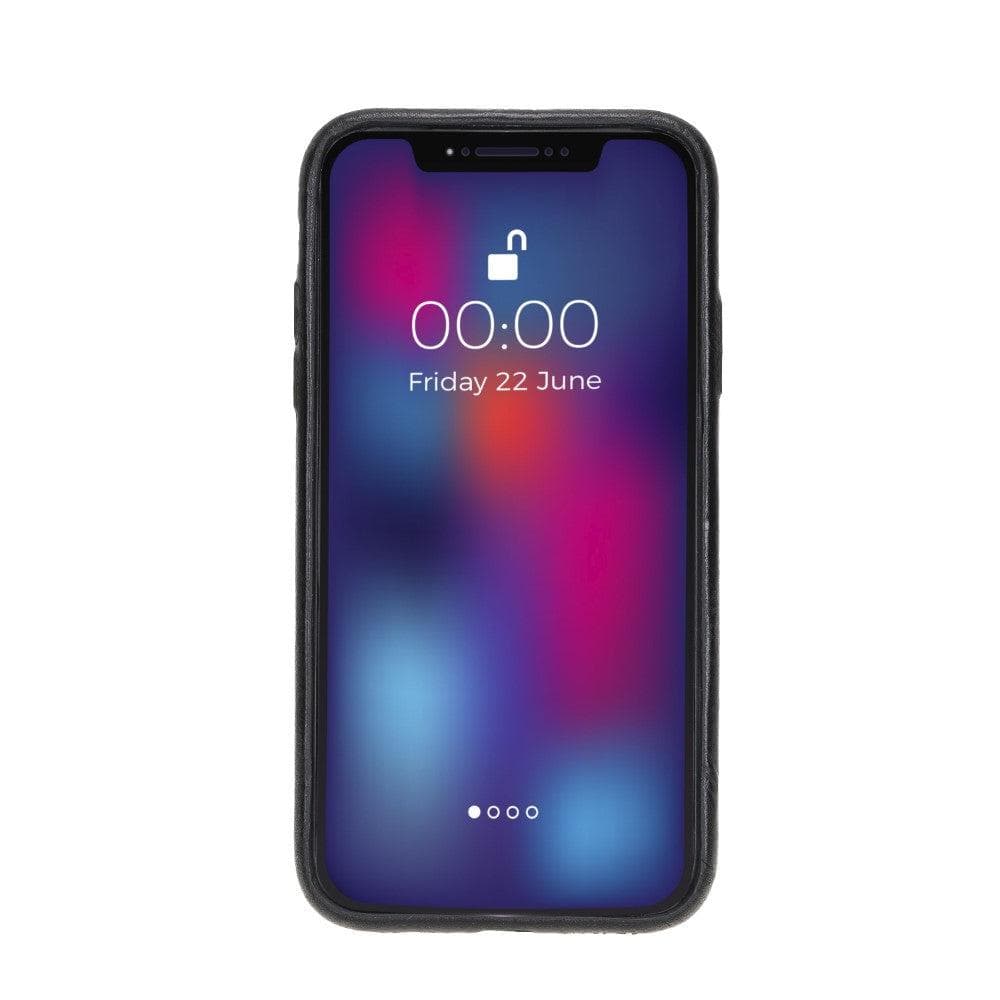 Rock Cover iPhone 11 Leather Case with Stand