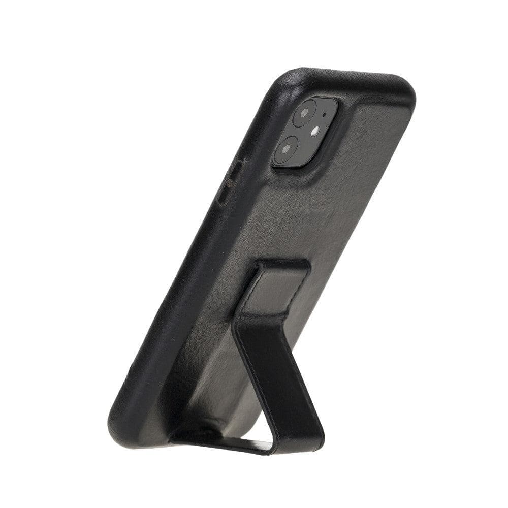Rock Cover iPhone 11 Leather Case with Stand