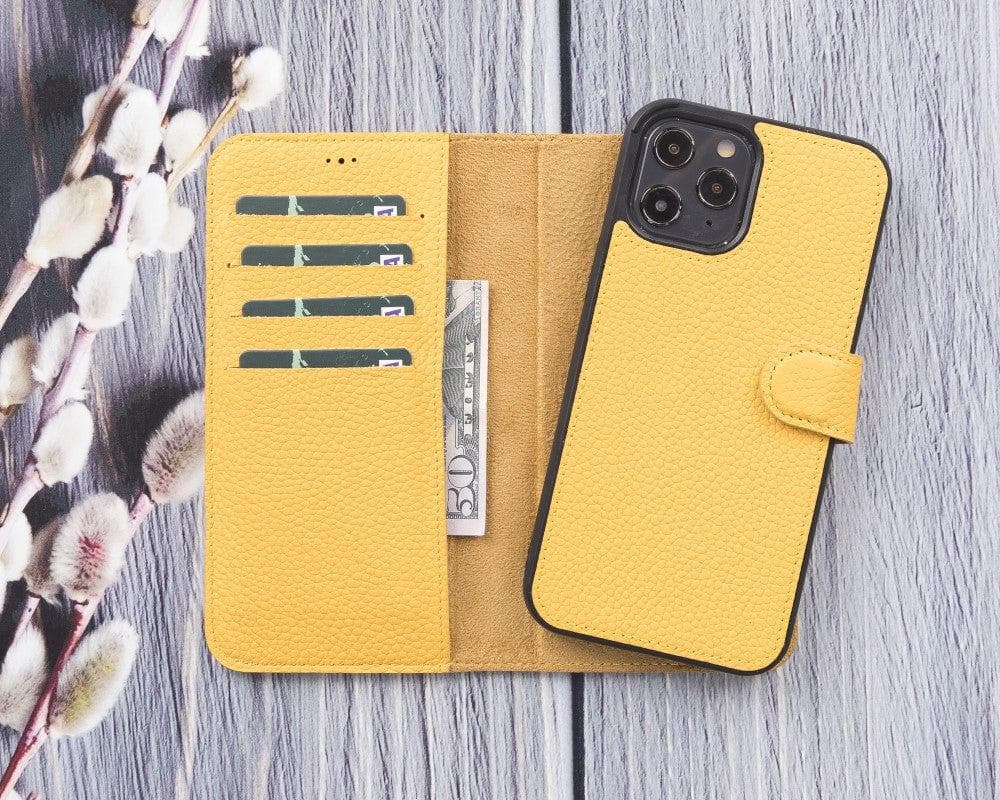 Magic iPhone 12 Pro Max Detachable Leather Wallet Case