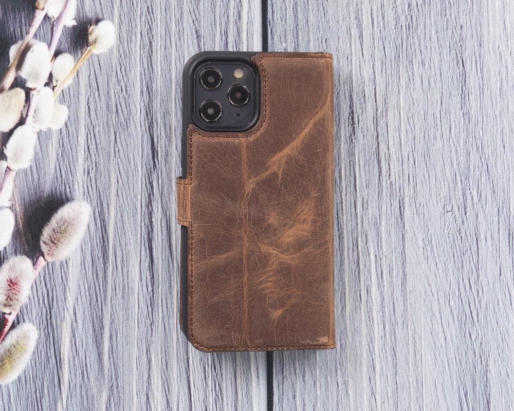 Magic iPhone 12 Pro Max Detachable Leather Wallet Case