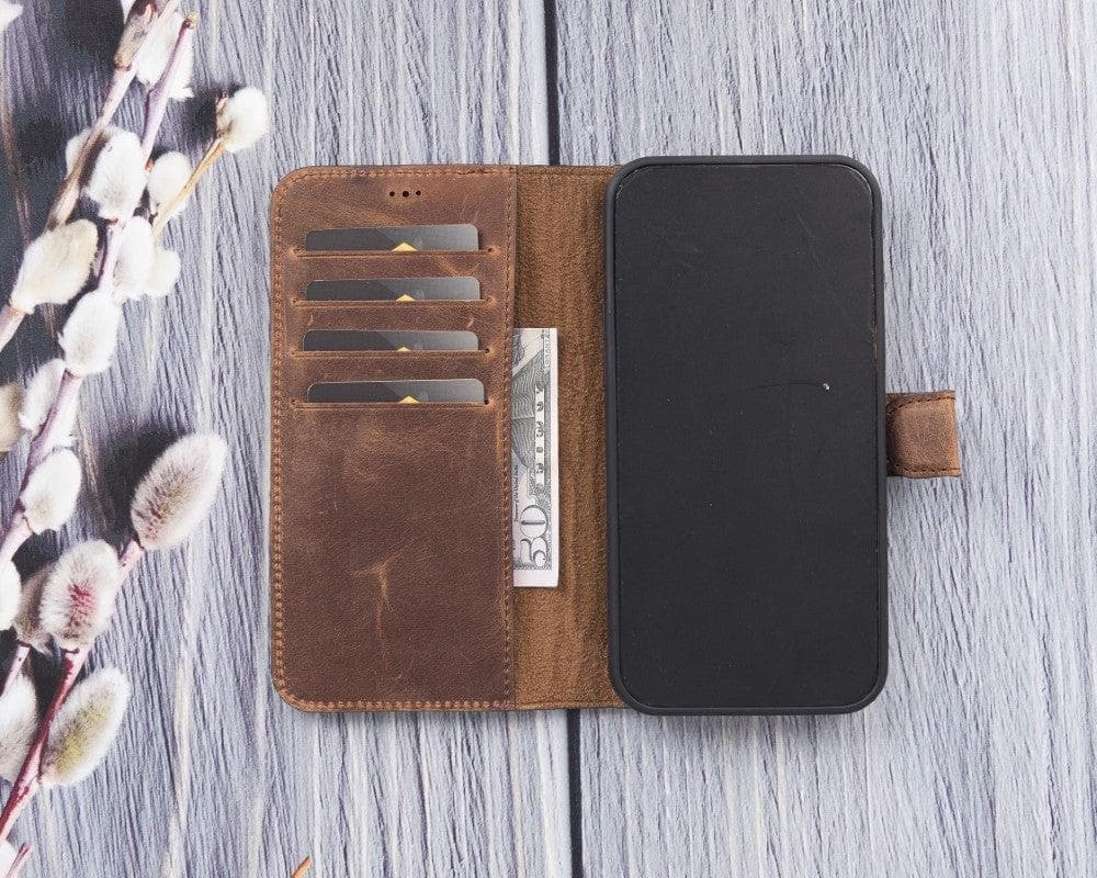 Magic iPhone 12 Pro Max Detachable Leather Wallet Case