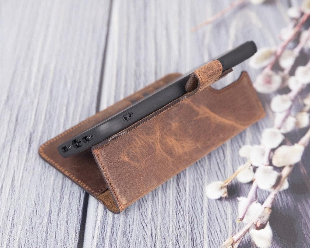 Magic iPhone 12 Pro Max Detachable Leather Wallet Case