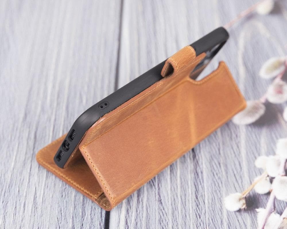 Magic iPhone 12 Pro Max Detachable Leather Wallet Case
