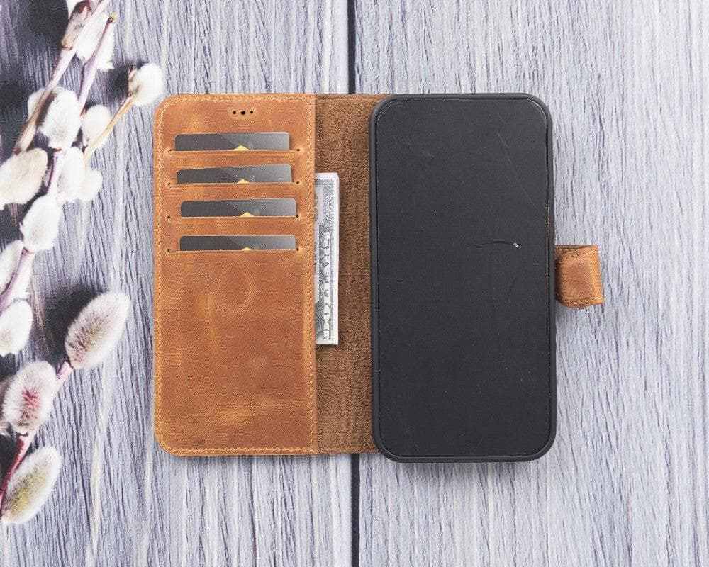Magic iPhone 12 Pro Max Detachable Leather Wallet Case