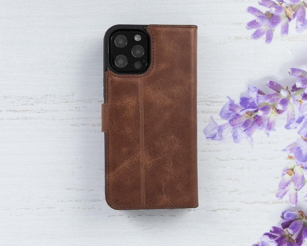 Magic iPhone 12 Pro Max Detachable Leather Wallet Case