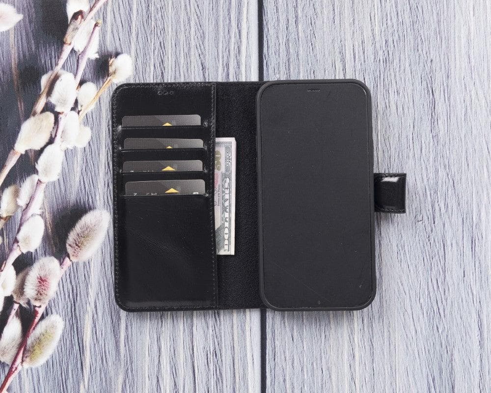 Magic iPhone 12 Pro Max Detachable Leather Wallet Case