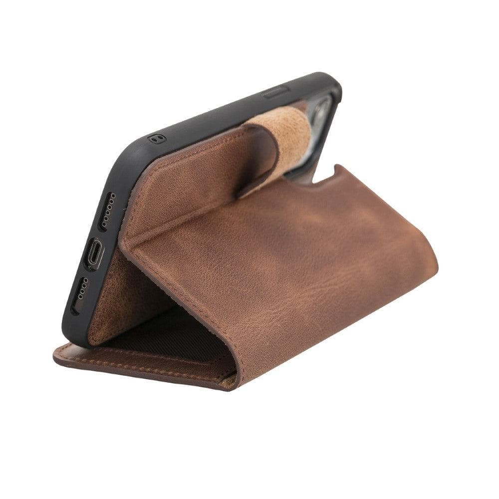 Magic iPhone 12 Pro Max Detachable Leather Wallet Case