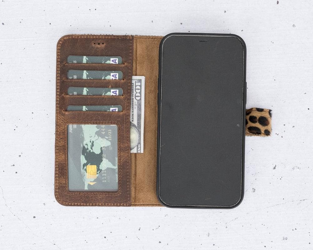Magic iPhone 12 Pro Max Detachable Leather Wallet Case