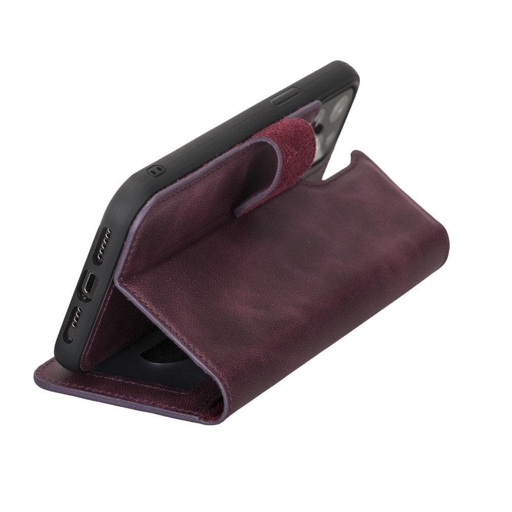 Magic iPhone 12 Pro Max Detachable Leather Wallet Case
