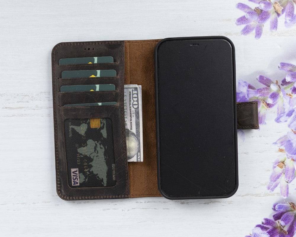 Magic iPhone 12 Pro Max Detachable Leather Wallet Case