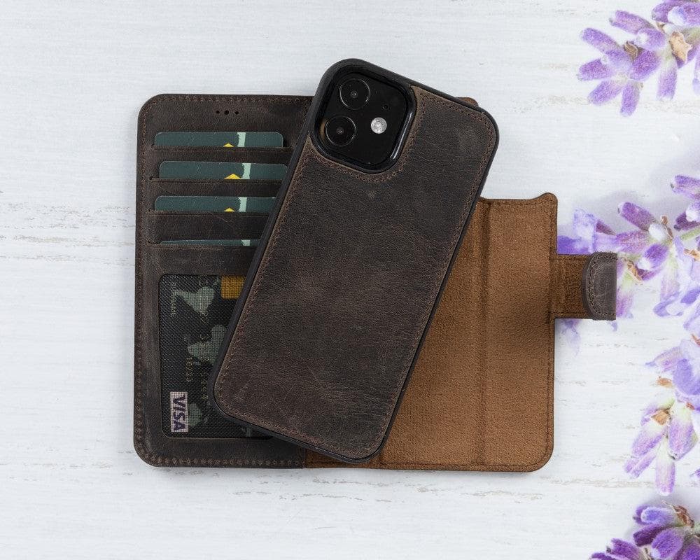 Magic iPhone 12 Pro Max Detachable Leather Wallet Case