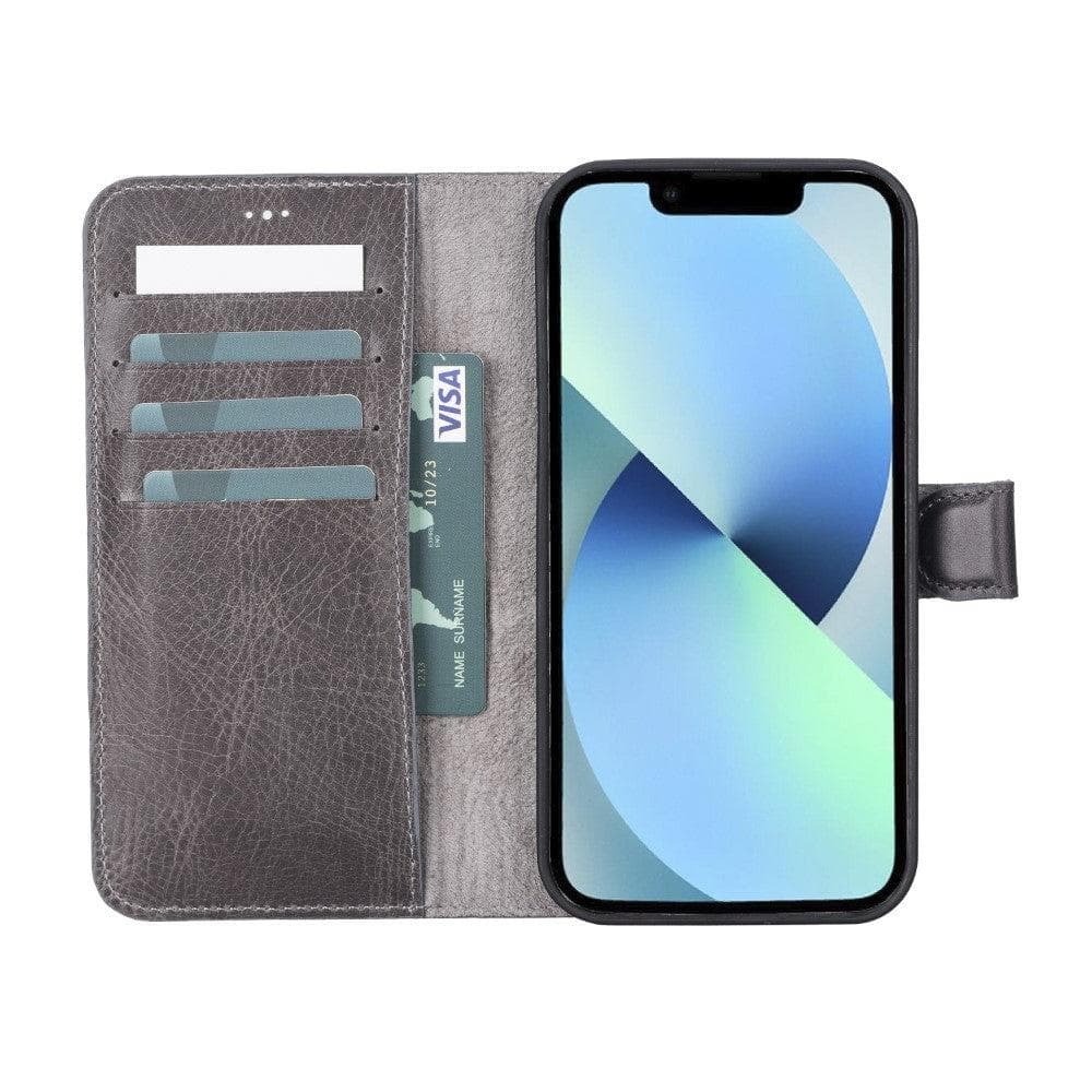 Magic iPhone 12 Pro Max Detachable Leather Wallet Case