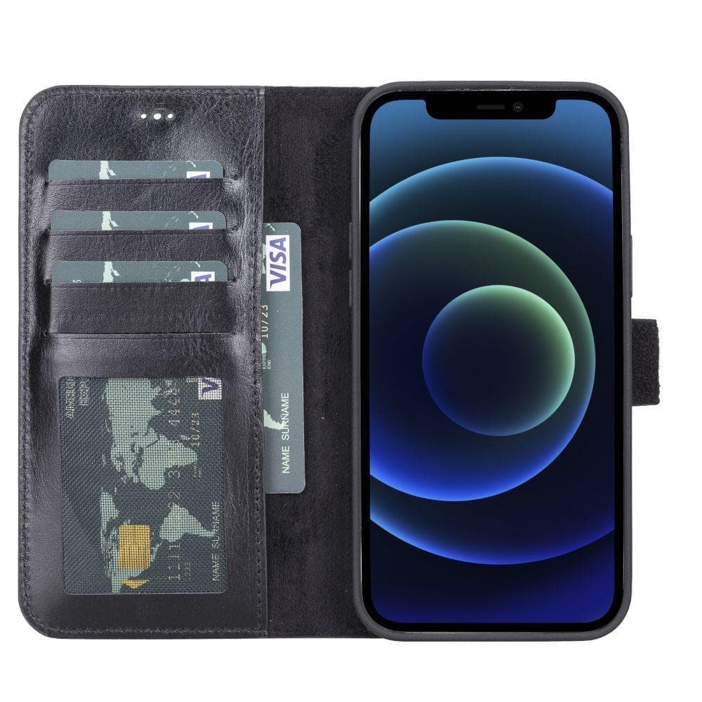 Magic iPhone 13 Pro Detachable Leather Wallet Case