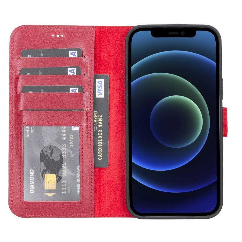 Magic iPhone 13 Pro Detachable Leather Wallet Case