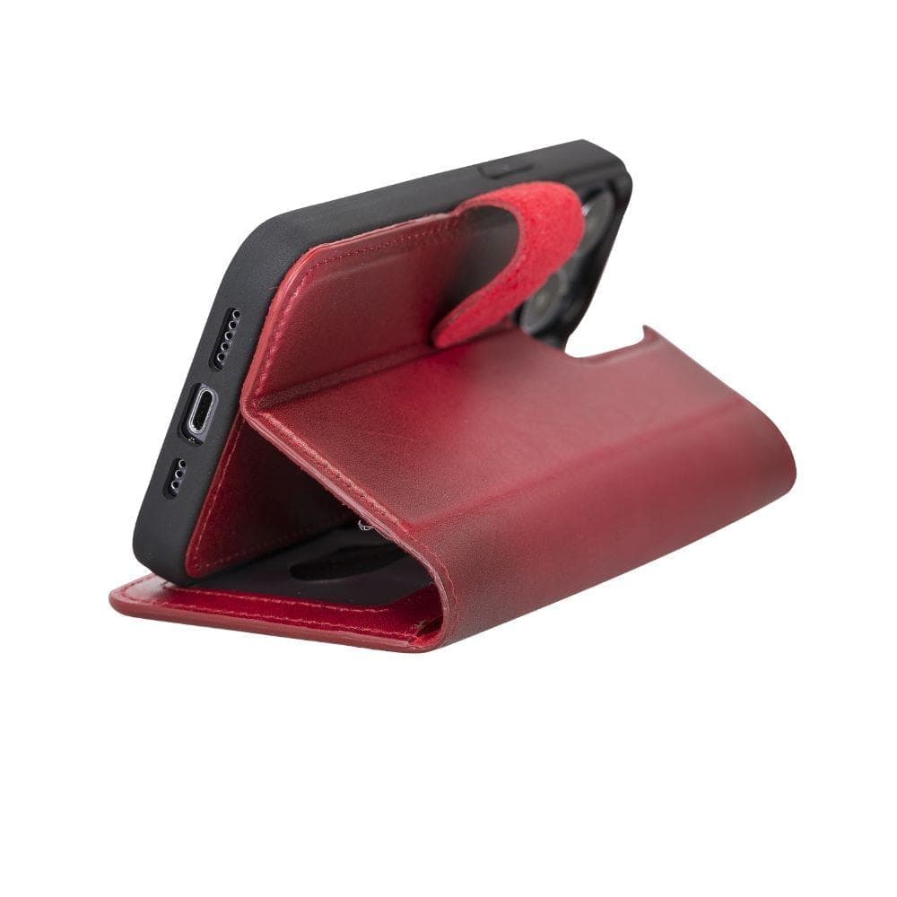 Magic iPhone 13 Pro Detachable Leather Wallet Case