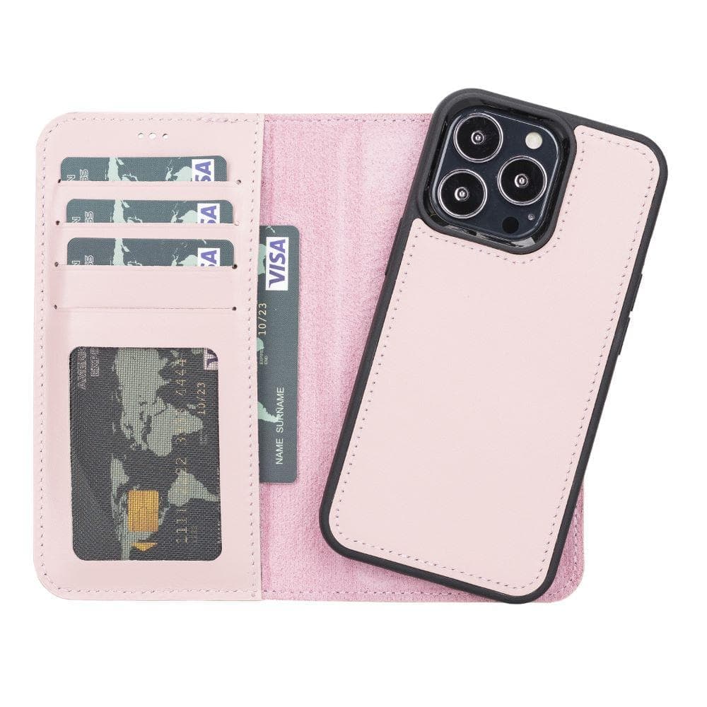 Magic iPhone 13 Pro Detachable Leather Wallet Case