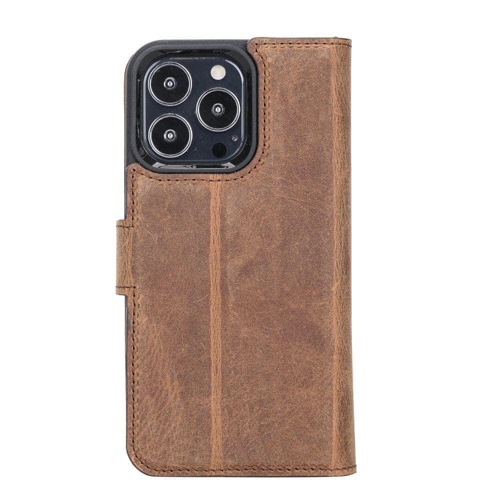 Magic iPhone 13 Pro Detachable Leather Wallet Case