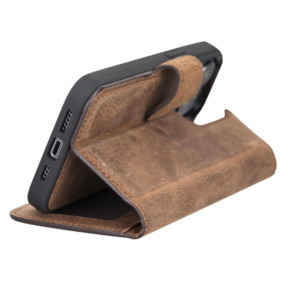 Magic iPhone 13 Detachable Leather Wallet Case