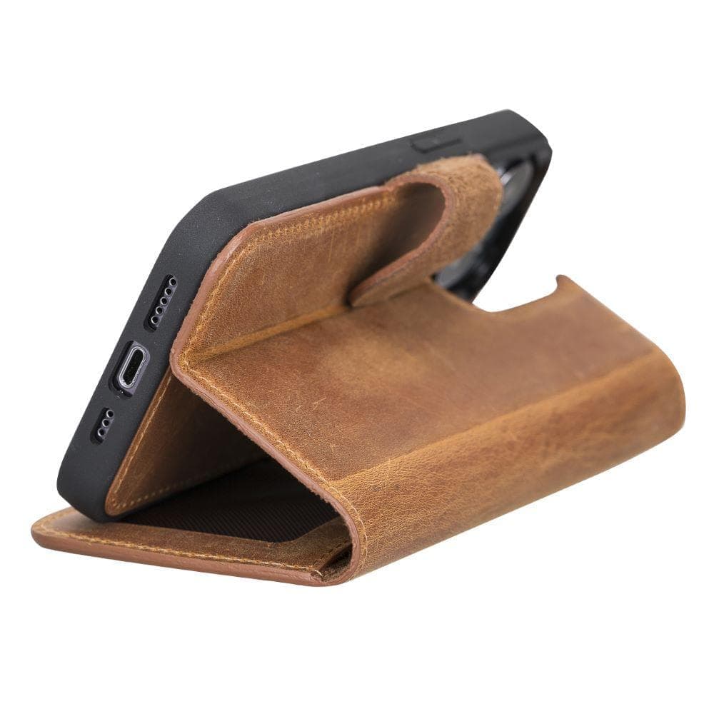 Magic iPhone 13 Pro Detachable Leather Wallet Case