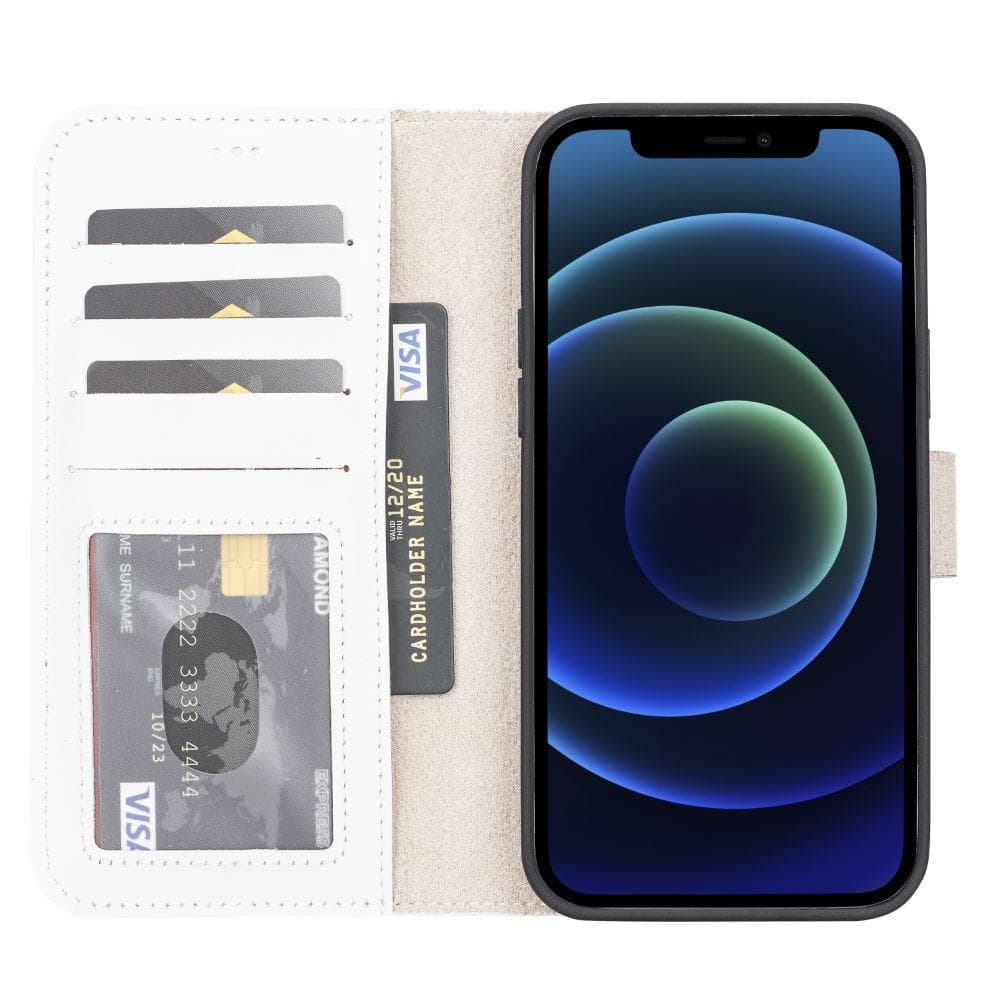 Magic iPhone 13 Pro Detachable Leather Wallet Case