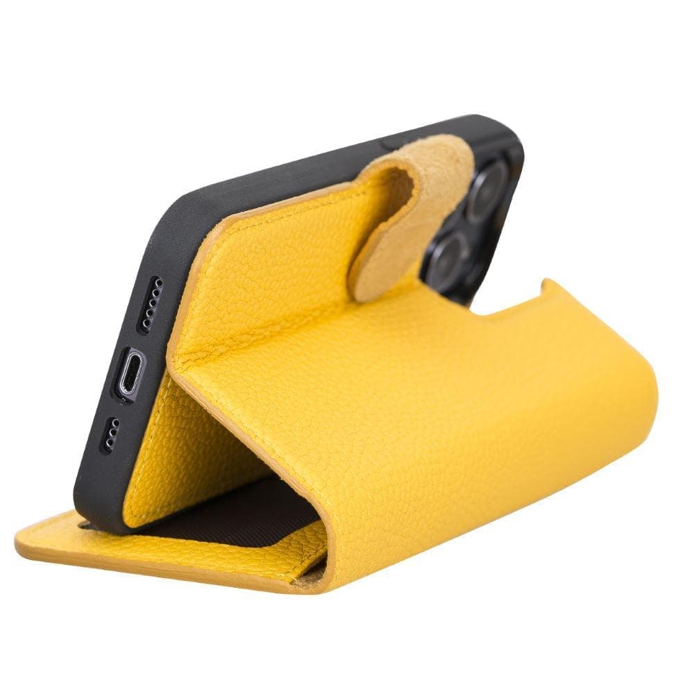 Magic iPhone 13 Pro Detachable Leather Wallet Case